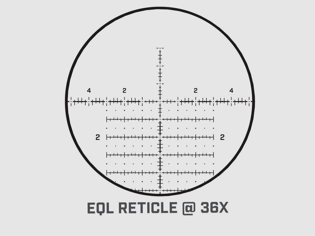Bushnell Scope Elite Tactical XRS3 6-36x56 Reticle EQL FFP #ETXRS3EQL