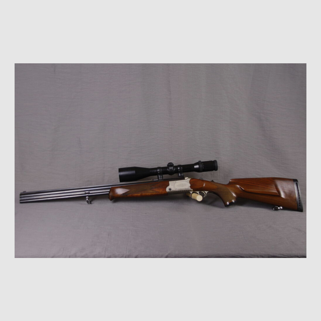 Simson Suhl BBF; break-action rifle / hand lever & muzzle brake!