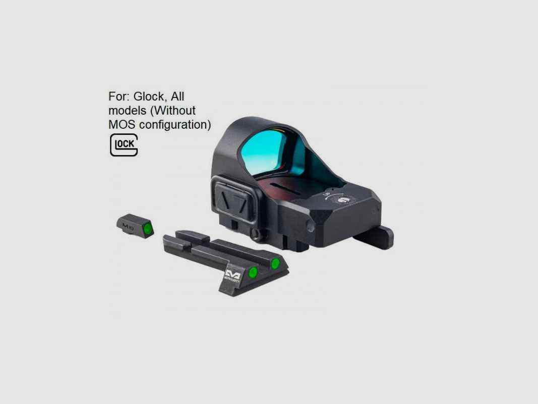 Mepro Light Micro RDS Red Dot mit Montage für Glock