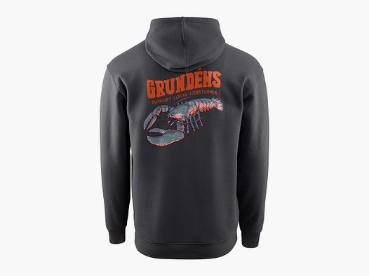 Grundens Displacement DWR Hoodie SL Lobsterman Anchor L