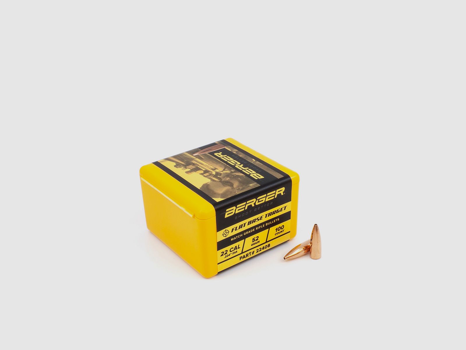 Proiettile Berger .22 FB Target 52GR 1000 pezzi
