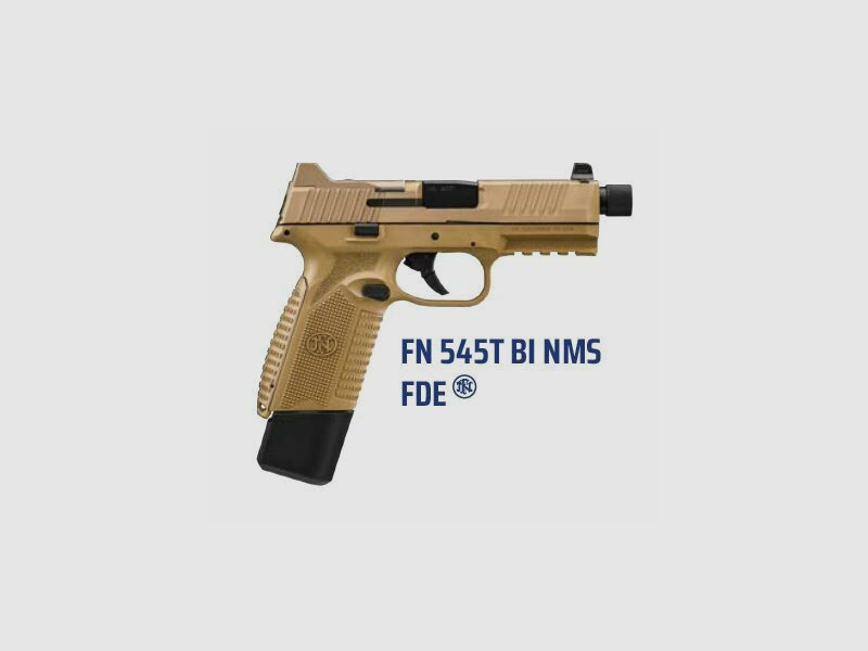 FN 545T BI NMS FDE/FDE GUARD NDS 1x15 1x18 45ACP halbautomatische Pistole sofort verfügbar +20€ deutschlandweiter Versand
