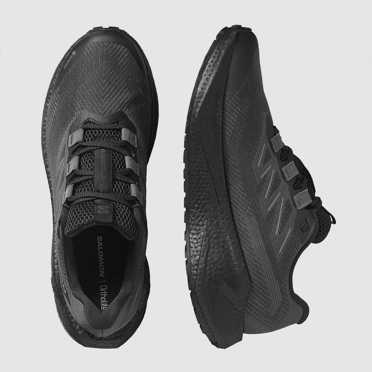 SALOMON – UOMO – AERO BLAZE 3 GRVL GTX Black / Asphalt / Black, immagine 2 di 6