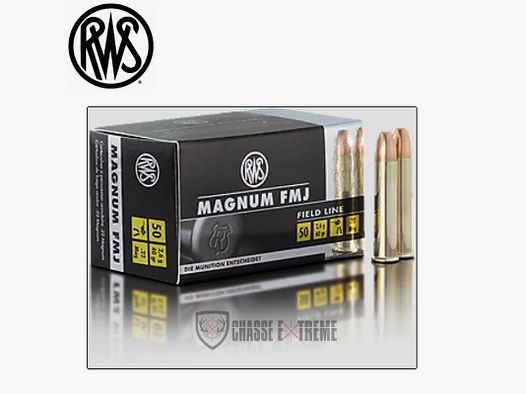 50 patronen RWS kal. 22 Magnum 40gr FMJ