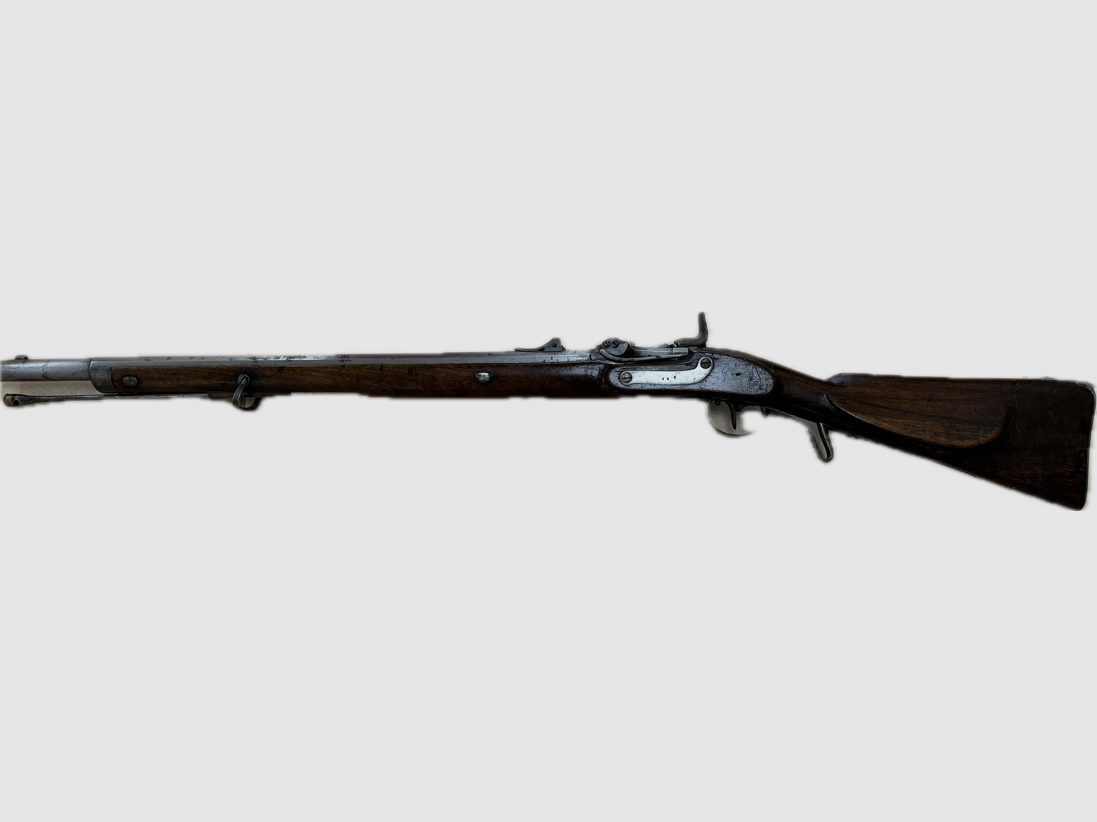 Wänzel Jägerstutzen M1854/67 Kal. 14 x 33R Wänzel met origineel bajonet en patroon, afbeelding 2 van 6