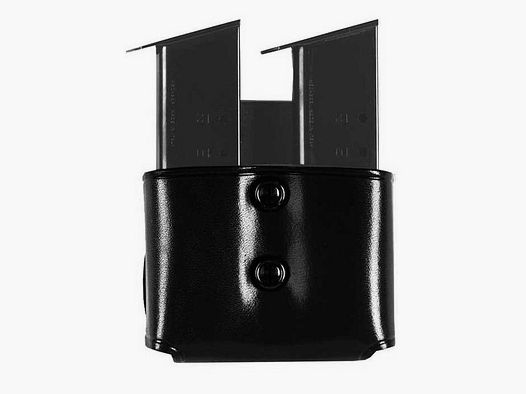 GALCO INTERNATIONAL DOUBLE PADDLE MAG CARRIER 40 STAGGERED METAL MAG-BLACK
