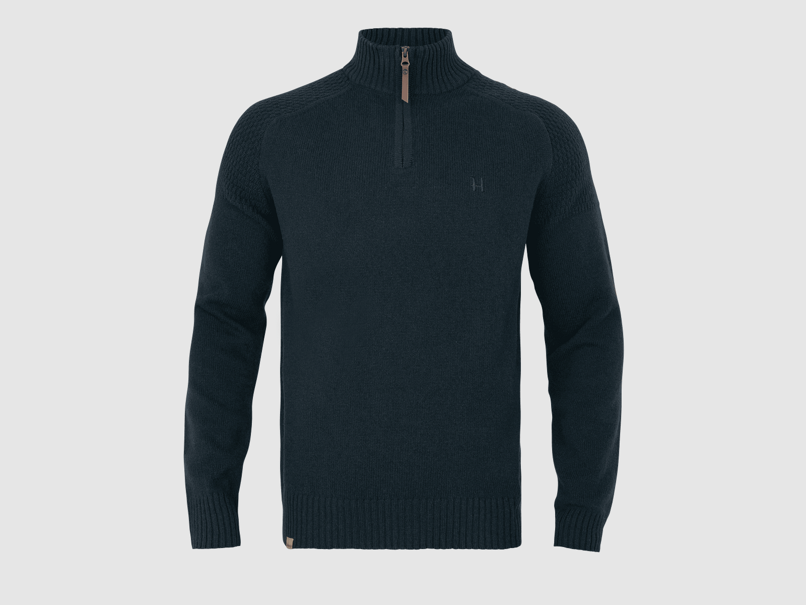 Härkila Vincent Half-Zip Suéter de Lana Merino para Hombre Azul Marino XL