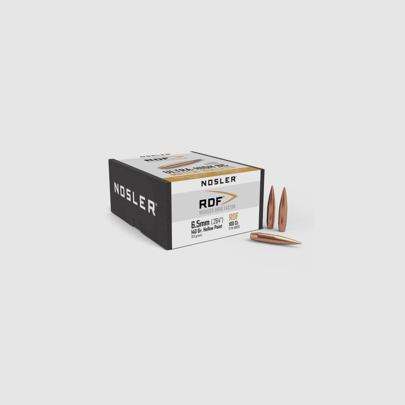 NOSLER GESCHOSSE 264" 140GR RDF HPBT 100ST., Bild 2 von 2