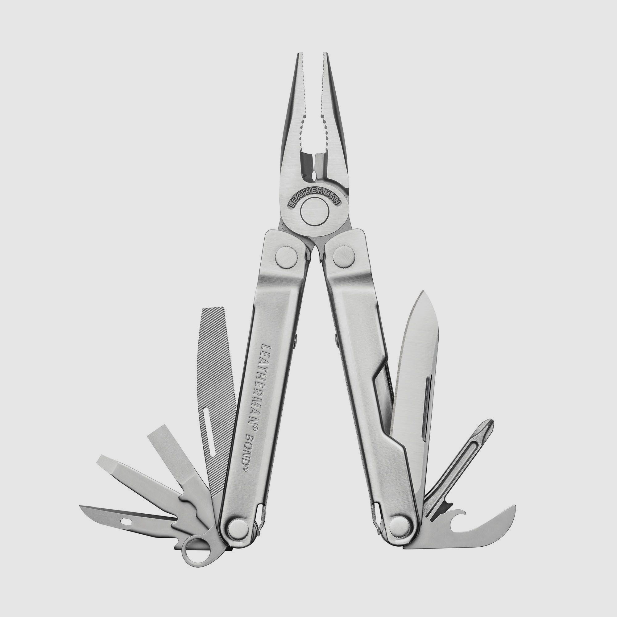 Leatherman BOND Silver, Nylon Holster mit Tasche, M