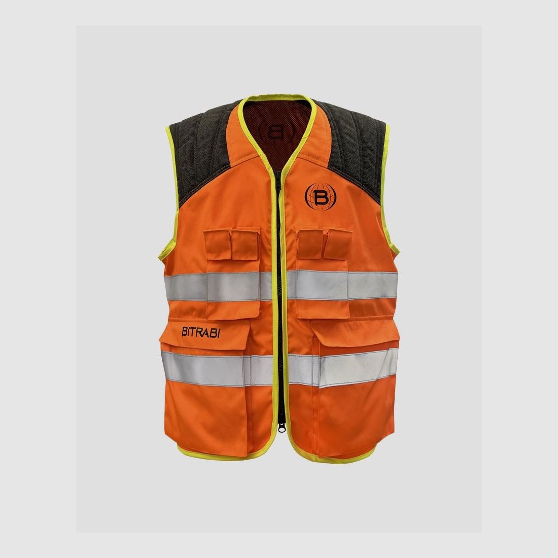 BITRABI Gilet voor de hoogzichtbaarheid bij de wilde zwijnenjacht SICUR MAN, afbeelding 2 van 5