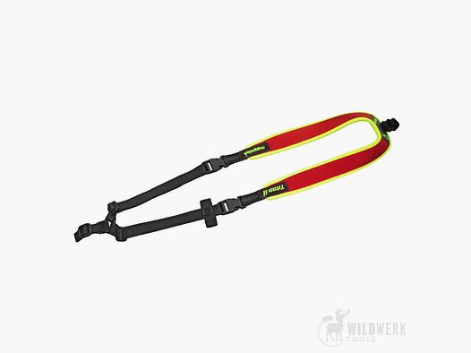 Niggeloh Rucksack-Gewehrgurt "Titan II trail", rot/neongelb