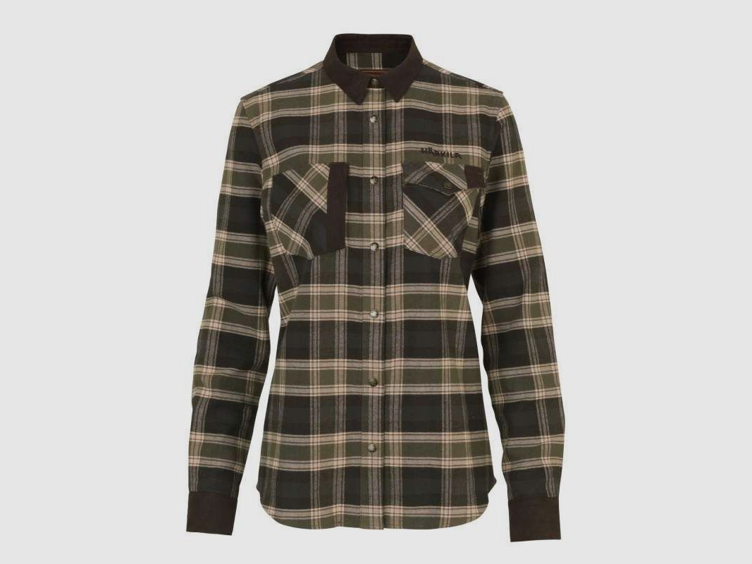 KOSZULA DAMSKA AIVAK L/S OLIVE HARKILA, zdjęcie 1 z 6