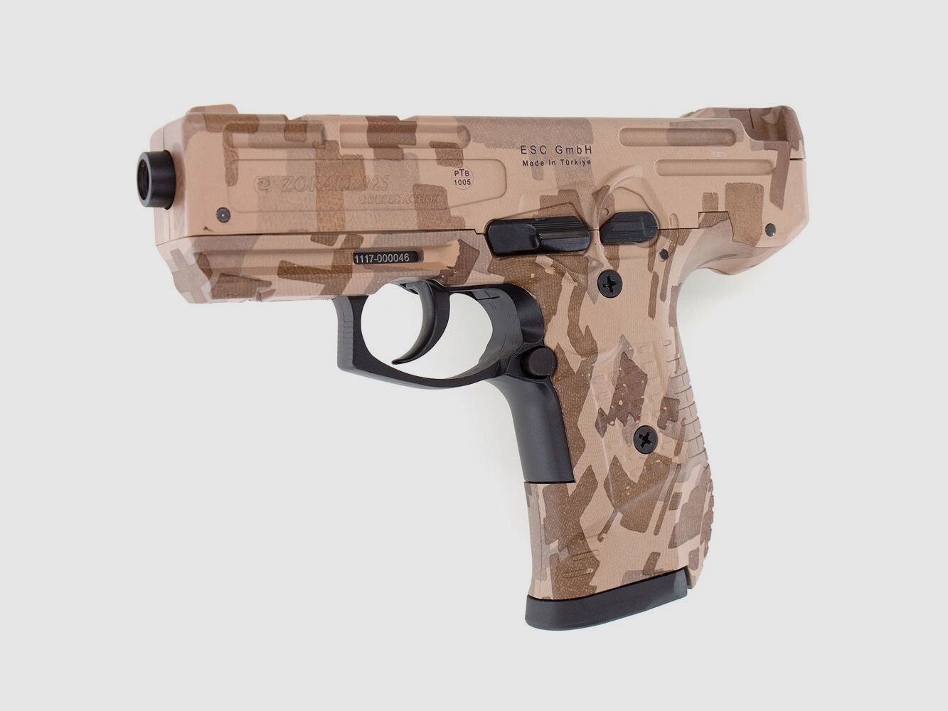 Zoraki	 Zoraki - 925 16/25 Schuss 9 mm P.A.K. camo