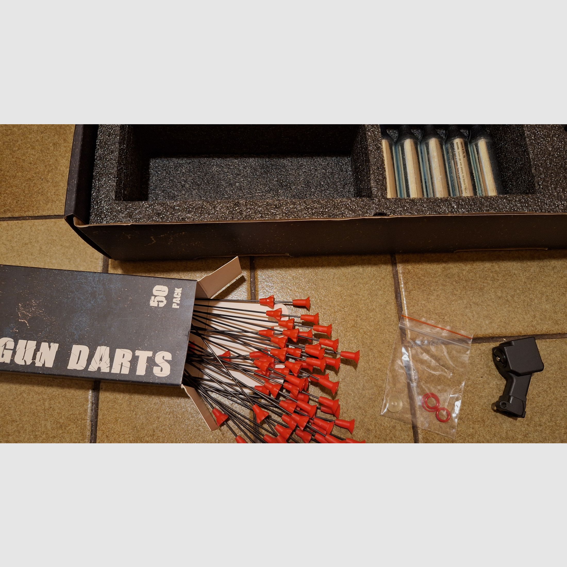 GoGun Revolver Six Needler Deluxe Kit + Red Dot + Diabolos TPU