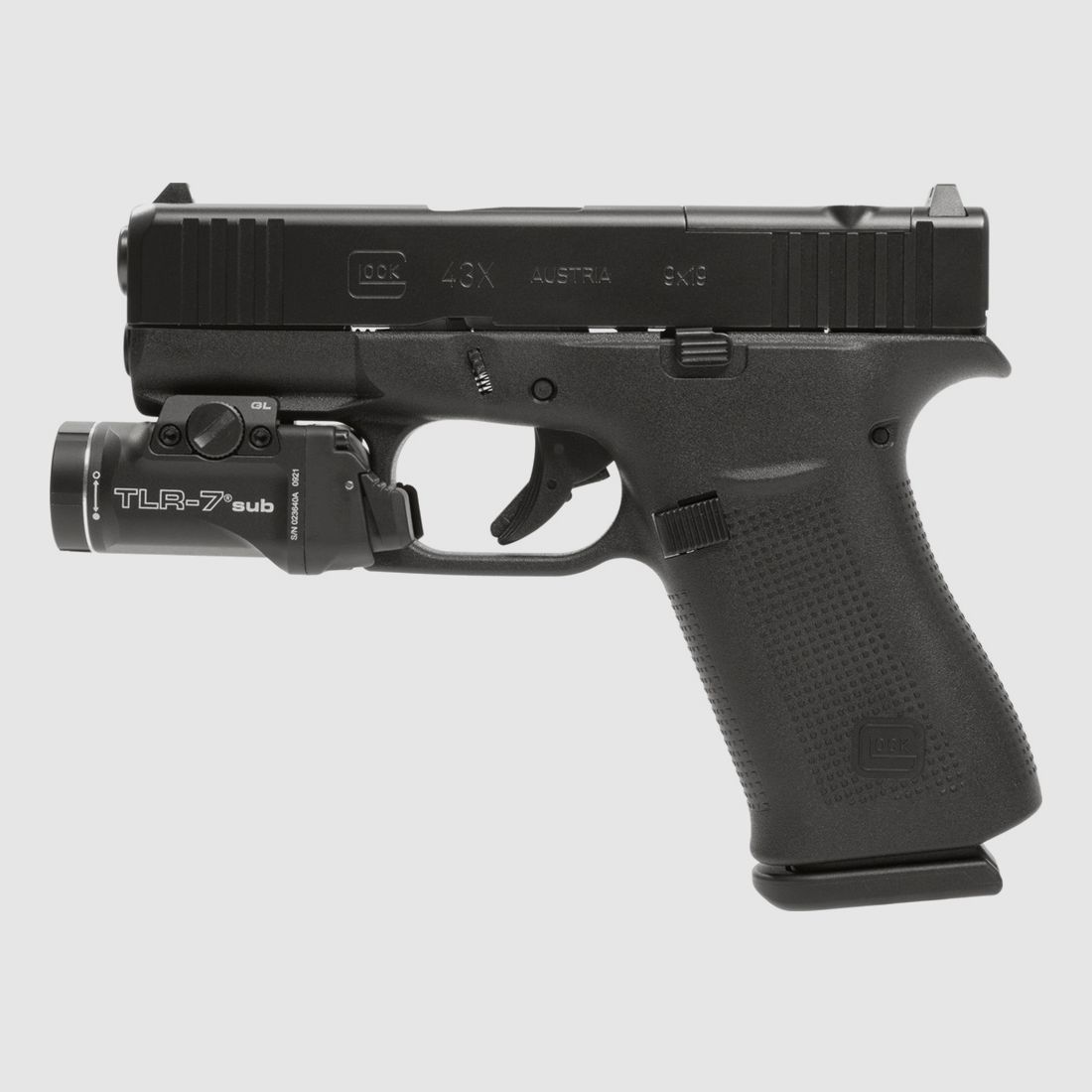 Glock Pistole 43X R/MOS/FS Combo mit Streamlight TLR-7 – 9 mm Para, Bild 3 von 4