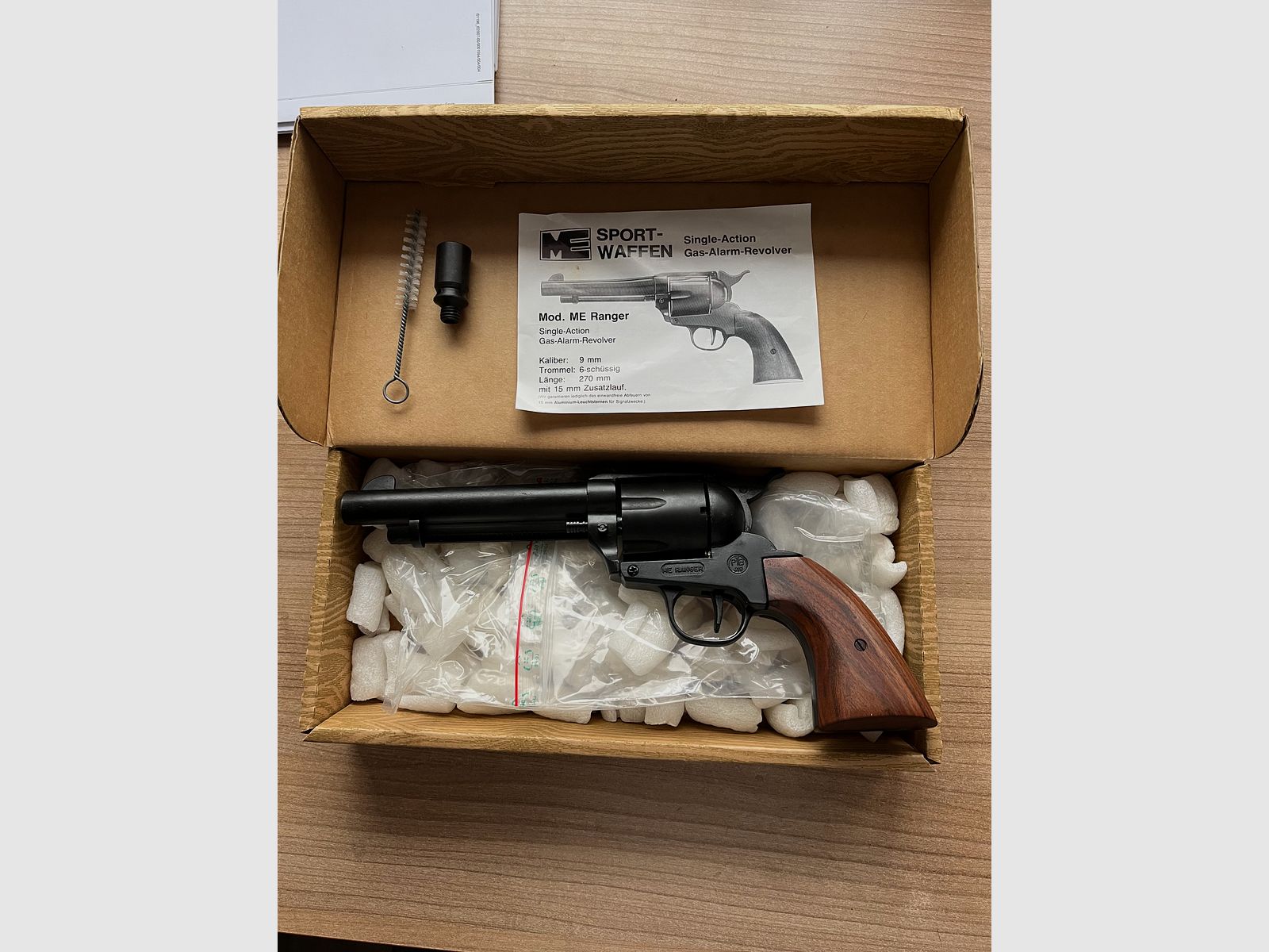 Revolver ME Ranger 9mm blank collector's weapon