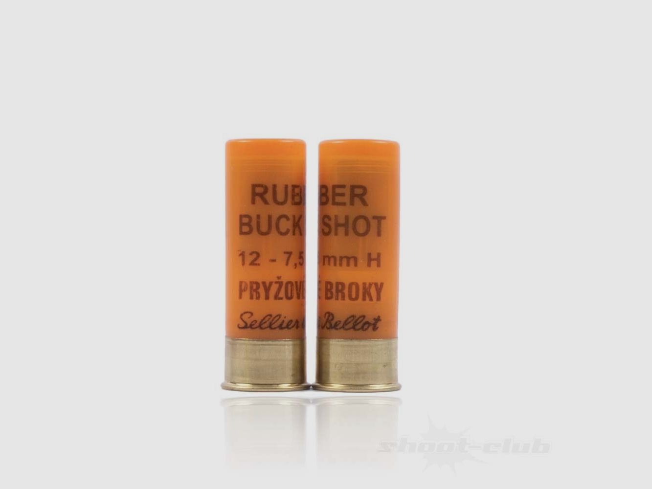 Sellier & Bellot Rubber-Schrot 7,5mm - 25 Stück