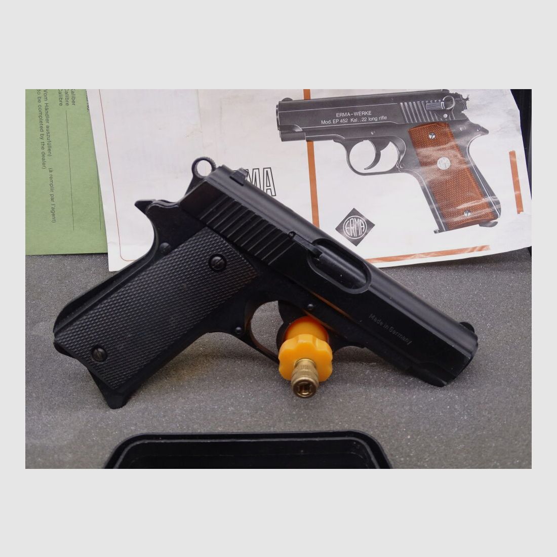 ERMA EP 452 kaliber .22lr długość lufy 85mm EP 452