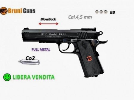 BRUNI US COMBAT CO2 Full metal cal.4,5