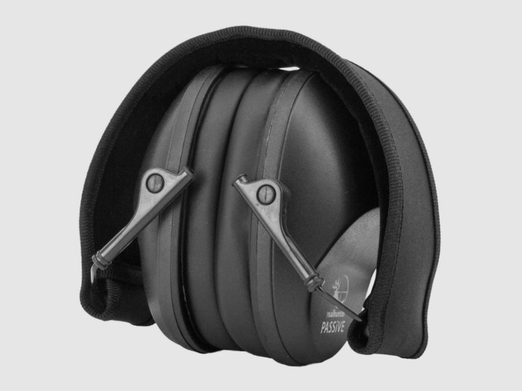REALHUNTER Passive Ear Protectors, Black, image 2 of 3