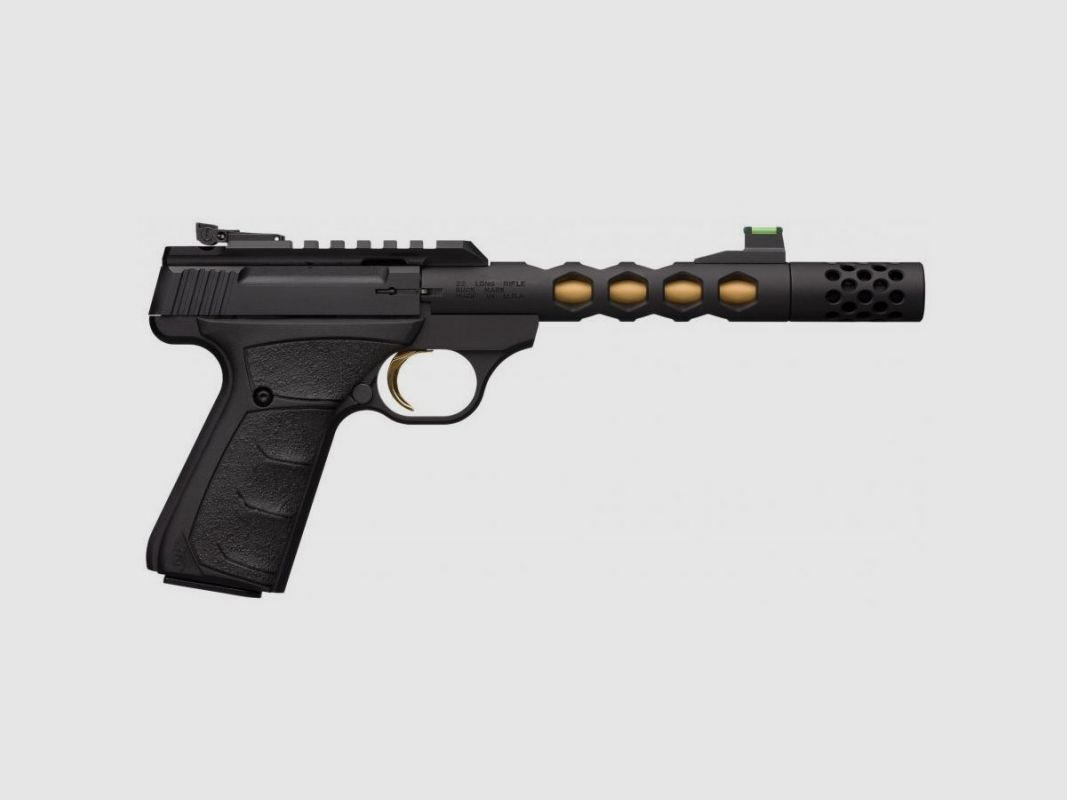 Browning Buck Mark Vision Black Gold Hex .22lr