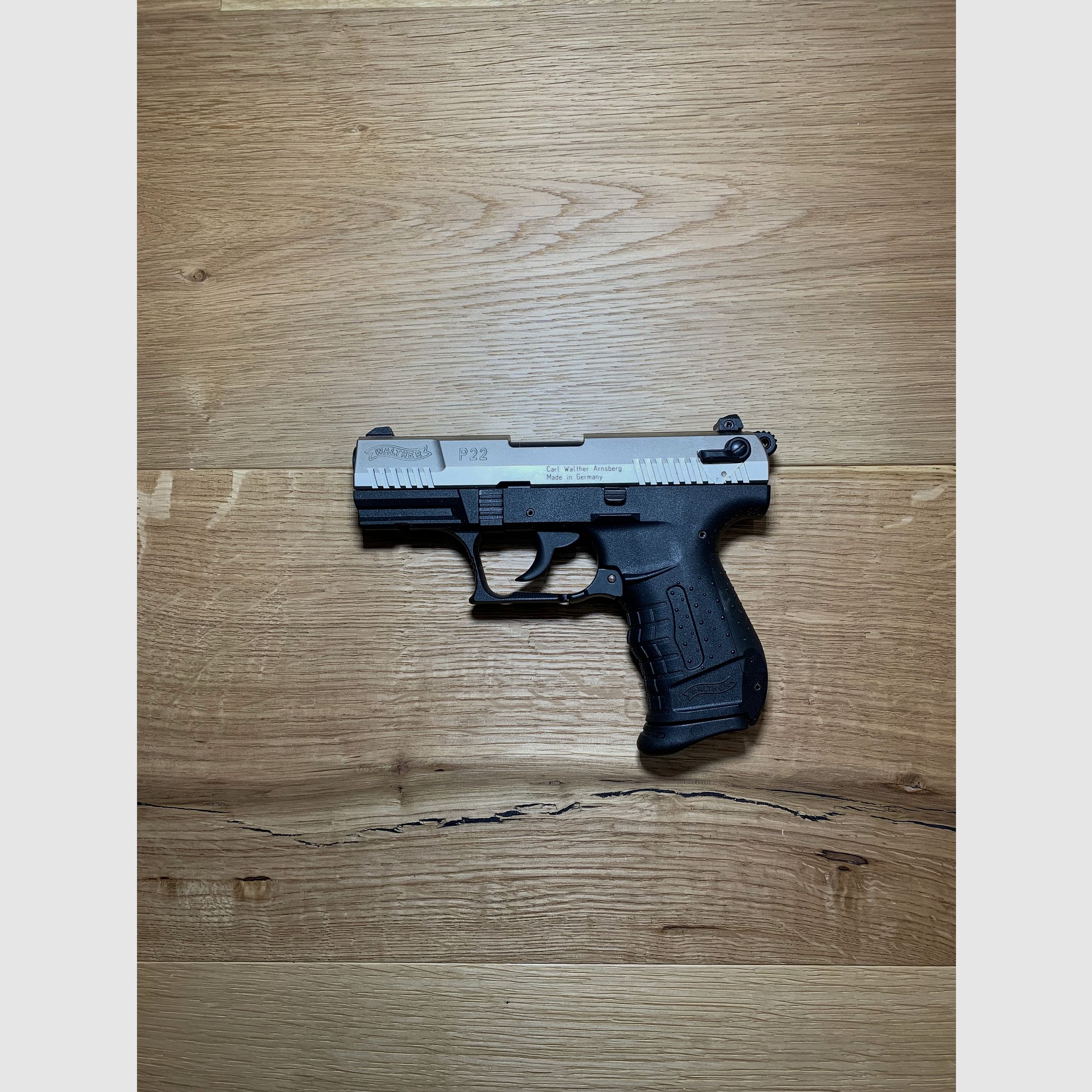 Walther P22 signal pistol 9mm P.A.K. in bicolor by Umarex