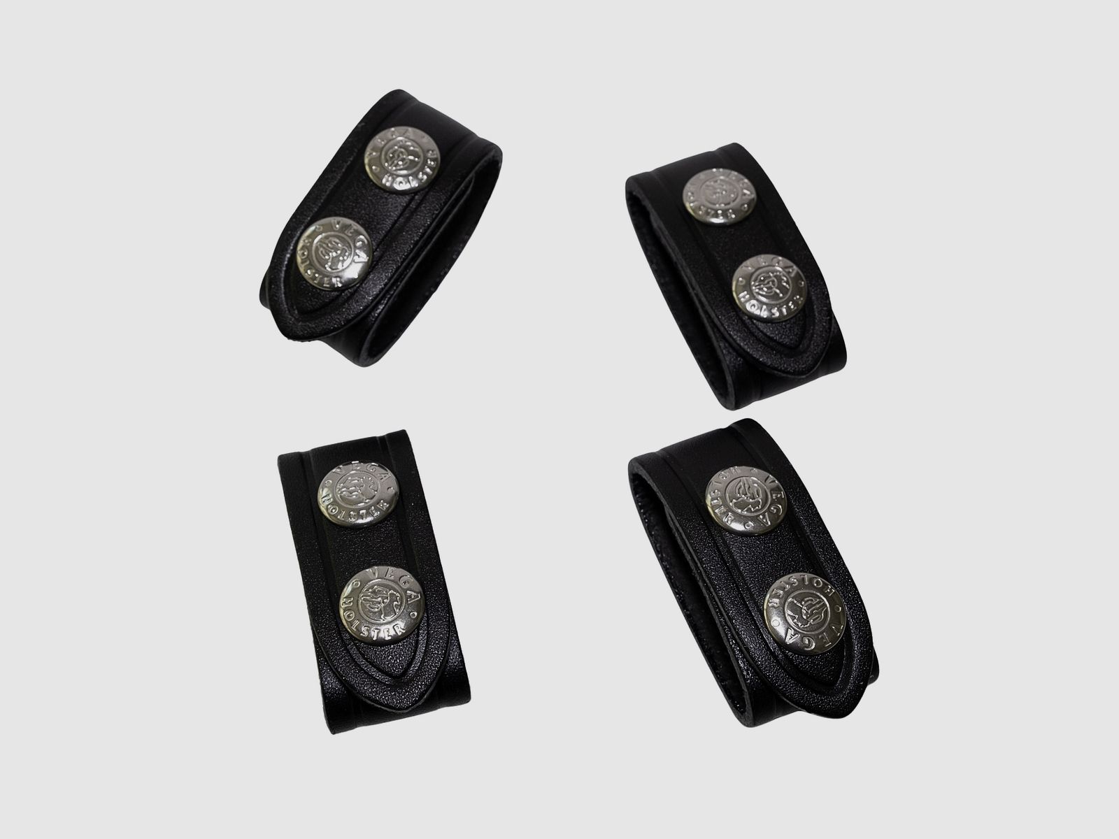 Leren afstandhouder dubbele knop VEGA HOLSTER 1V00