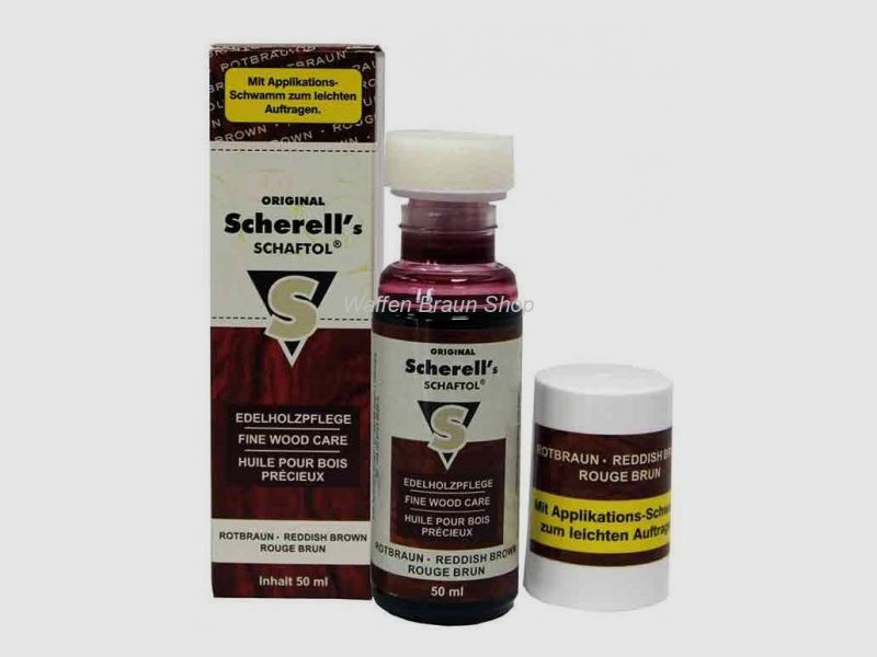 Original Scherell´s SCHAFTOL rotbraun