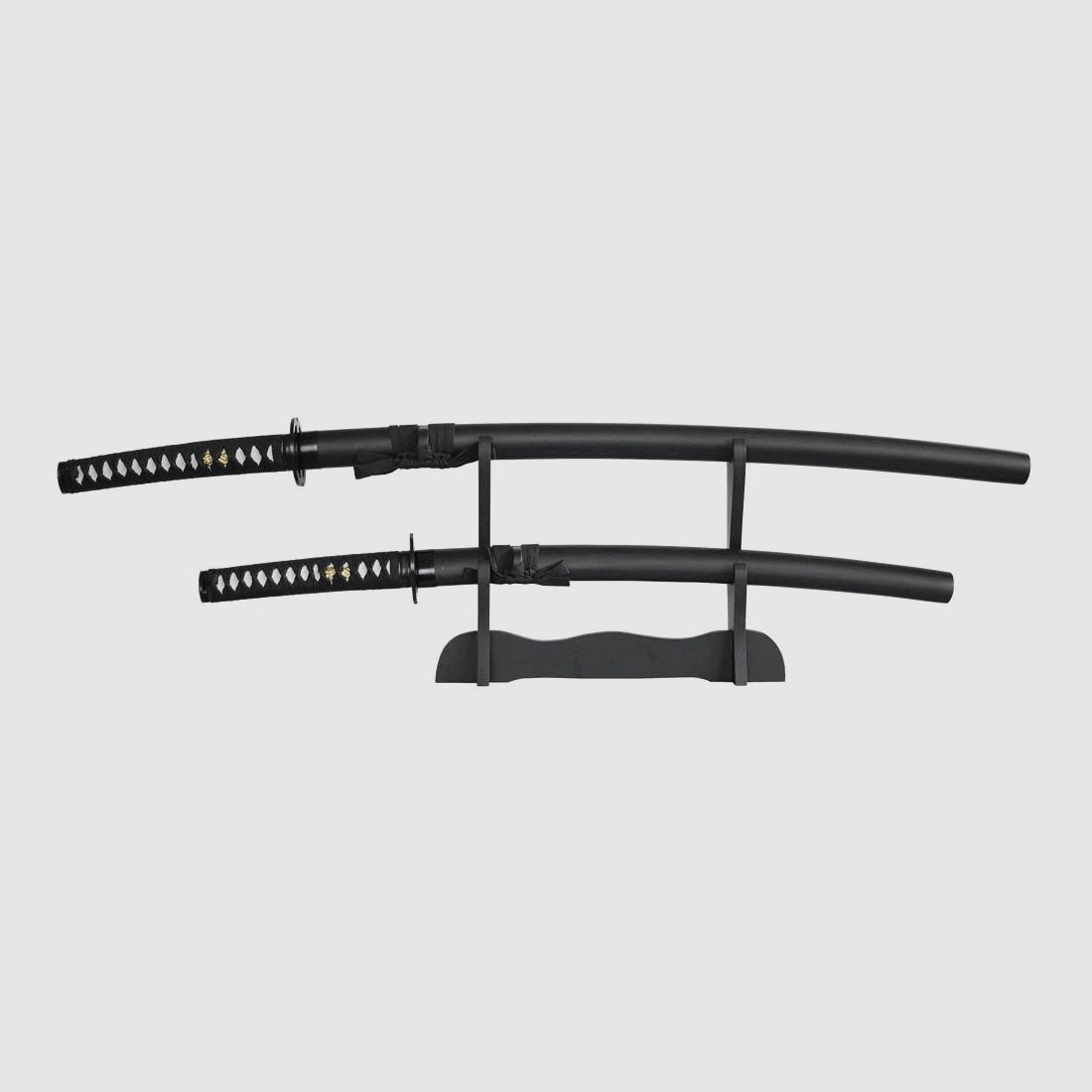 Samurai zwaarden set zwart, afbeelding 2 van 3