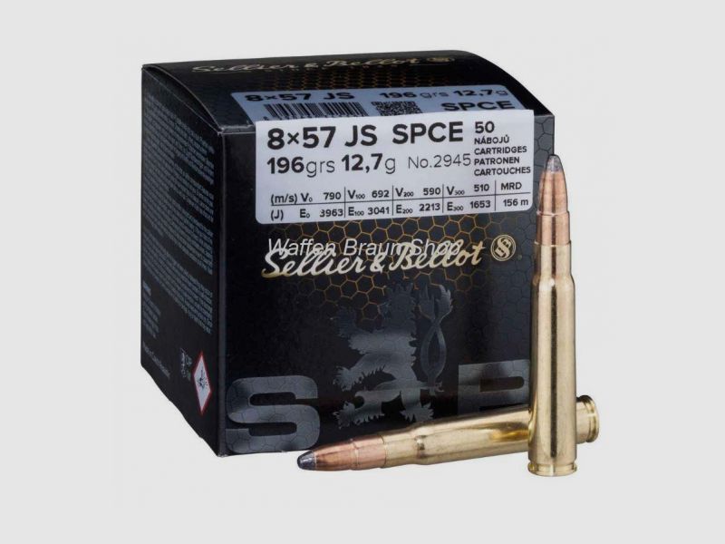 S+B 8x57IS SPCE 196grs. 50St