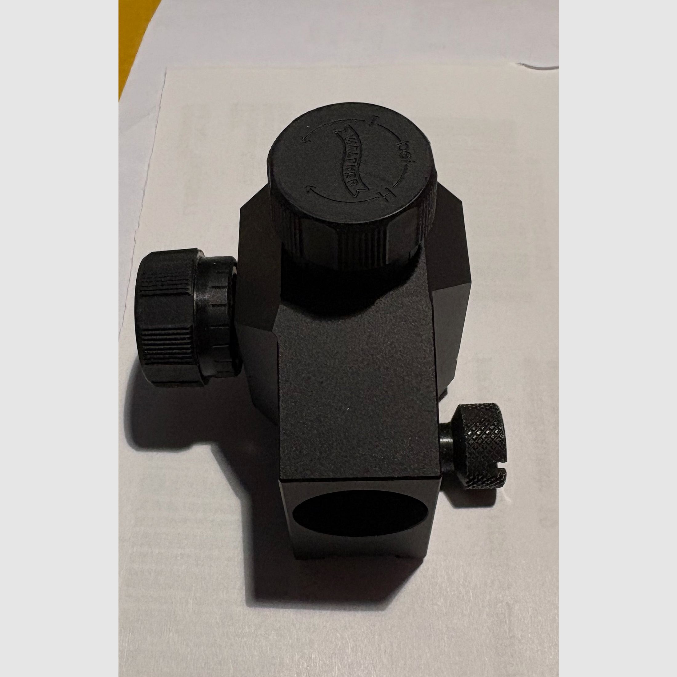 Walther Matchdiopter, zwart voor LG / KK