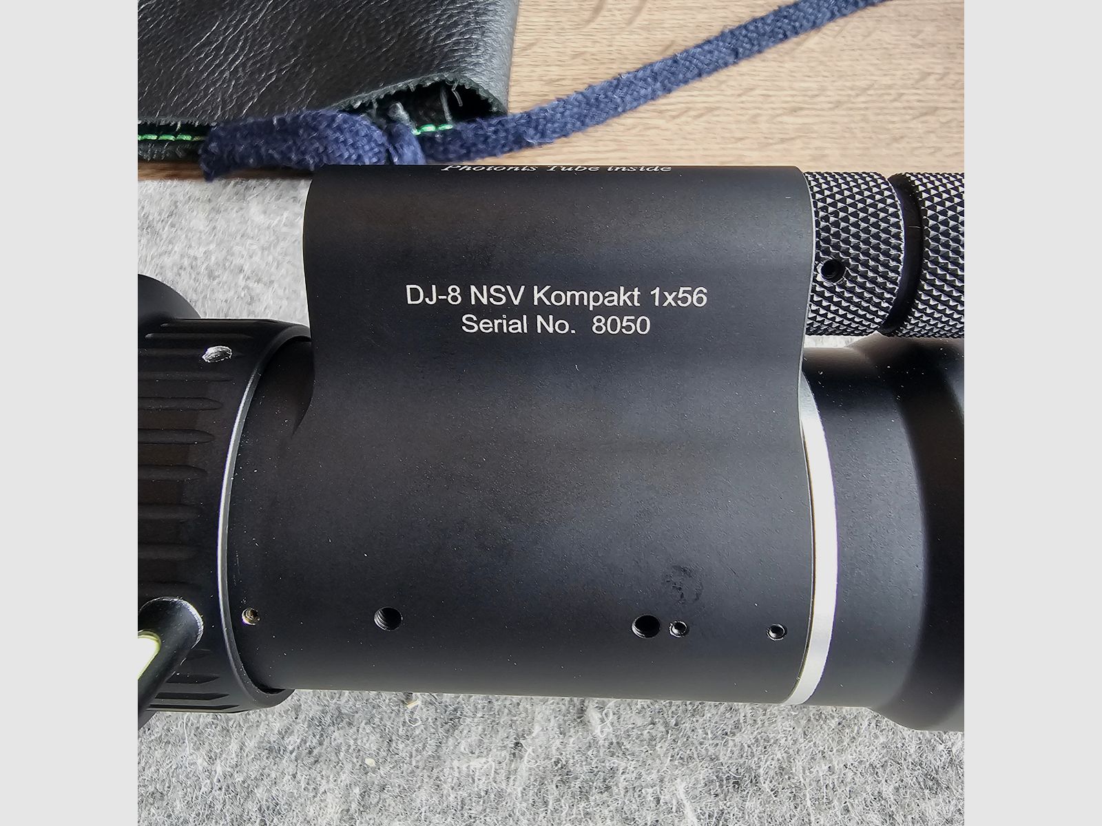 Jahnke DJ-8 NSV Kompakt1x56 mit Premium Photonis Onyx Bildröhre in der höchsten Leistungsklasse III. Weißes Bild der Premiumklasse. Erste Sortierung
