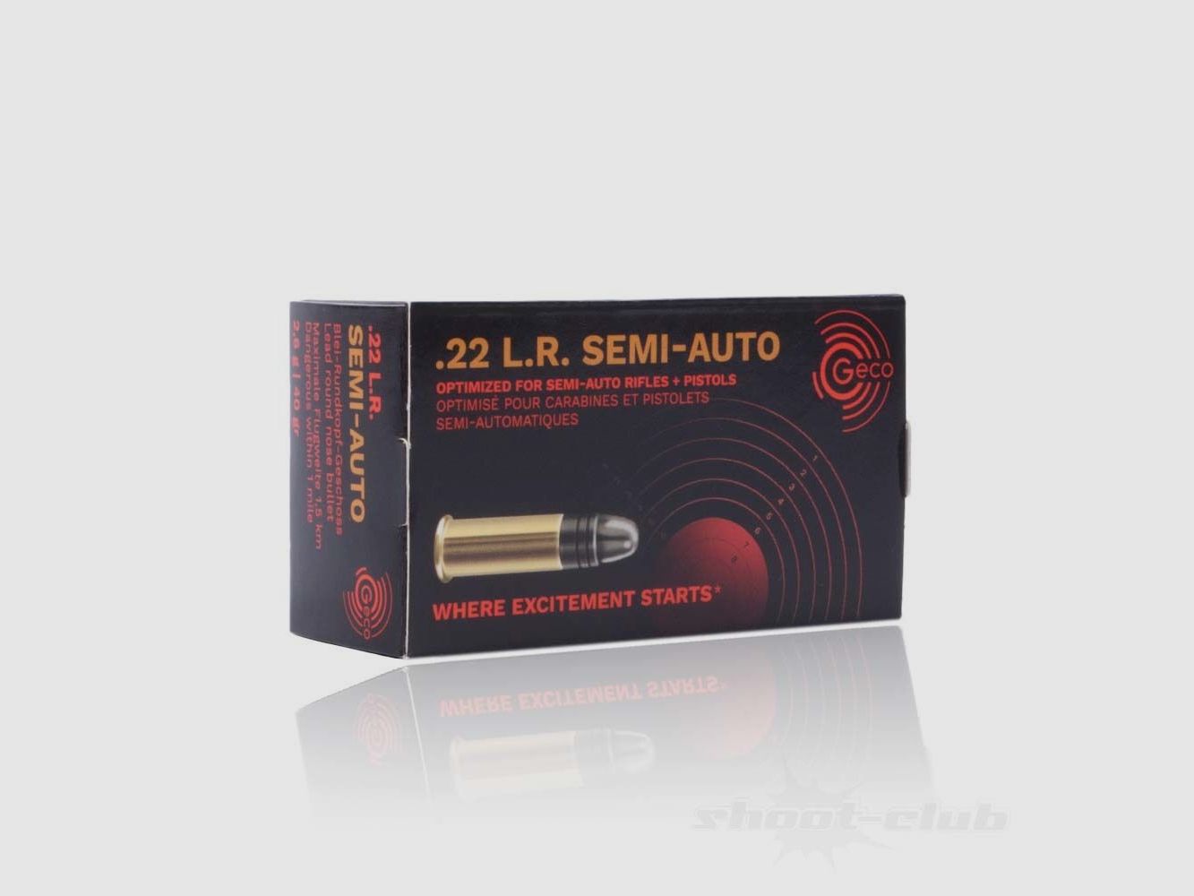 Geco Semi-Auto LRN 40grs 50St .22lr