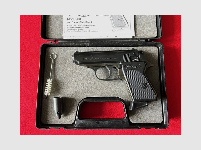WALTHER PPK 8mm blank firing pistol