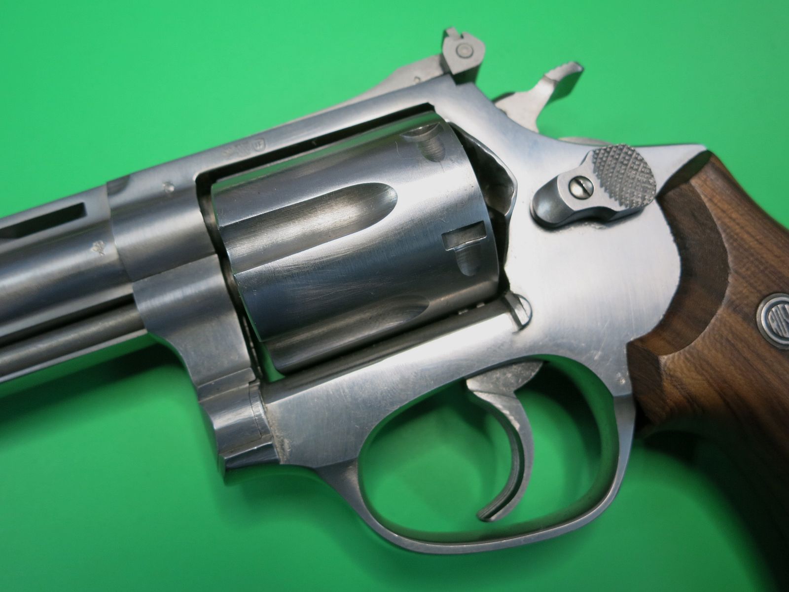 Rossi Interarms Edelstahl Revolver M851, .38 Special, 6 Schuss, DA/SA, Amadeo-Rossi M-851, Fallenjagd #17