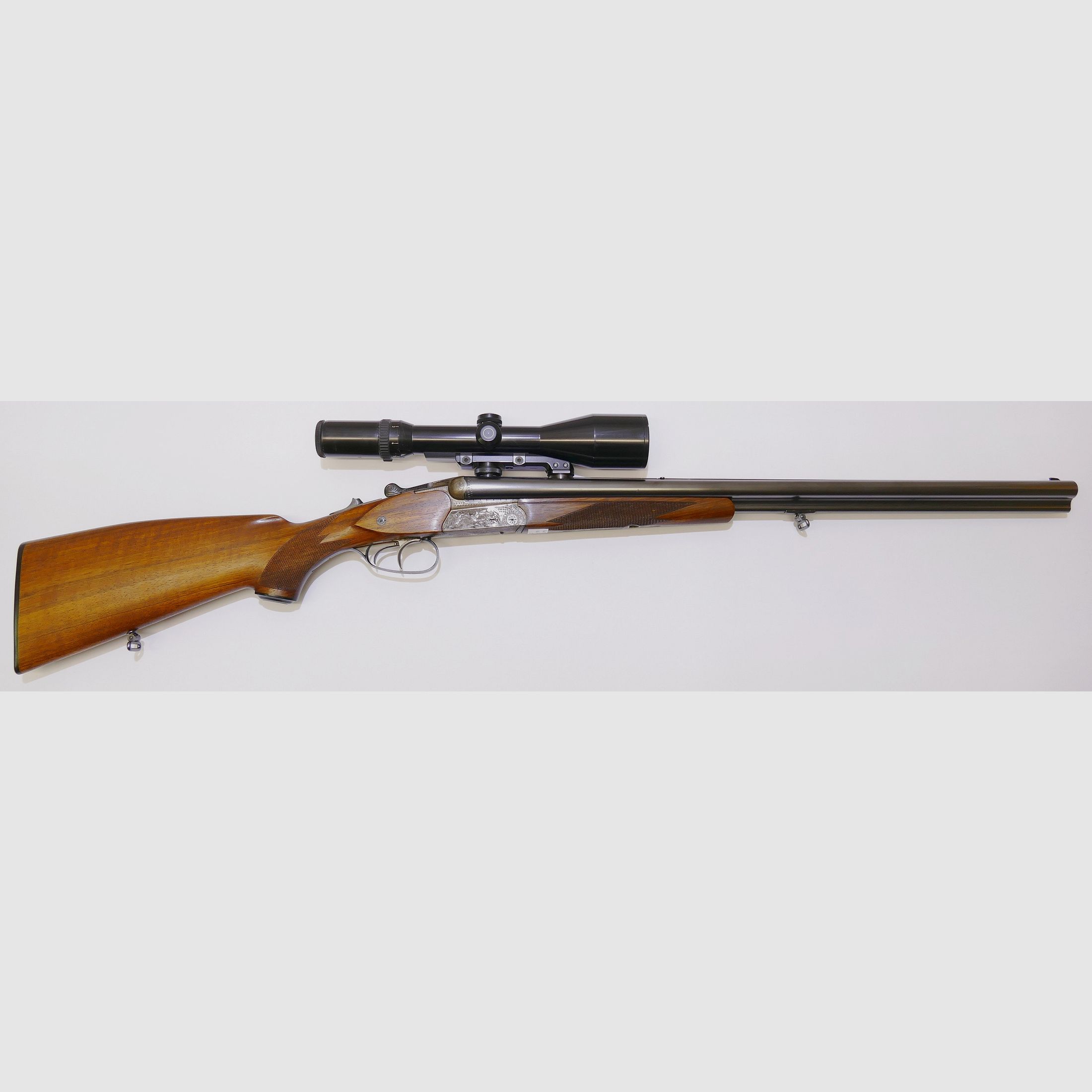 Simson+Suhl Gebraucht Mod. 35 Luxus 16/70,5,6x50R Mag Drilling