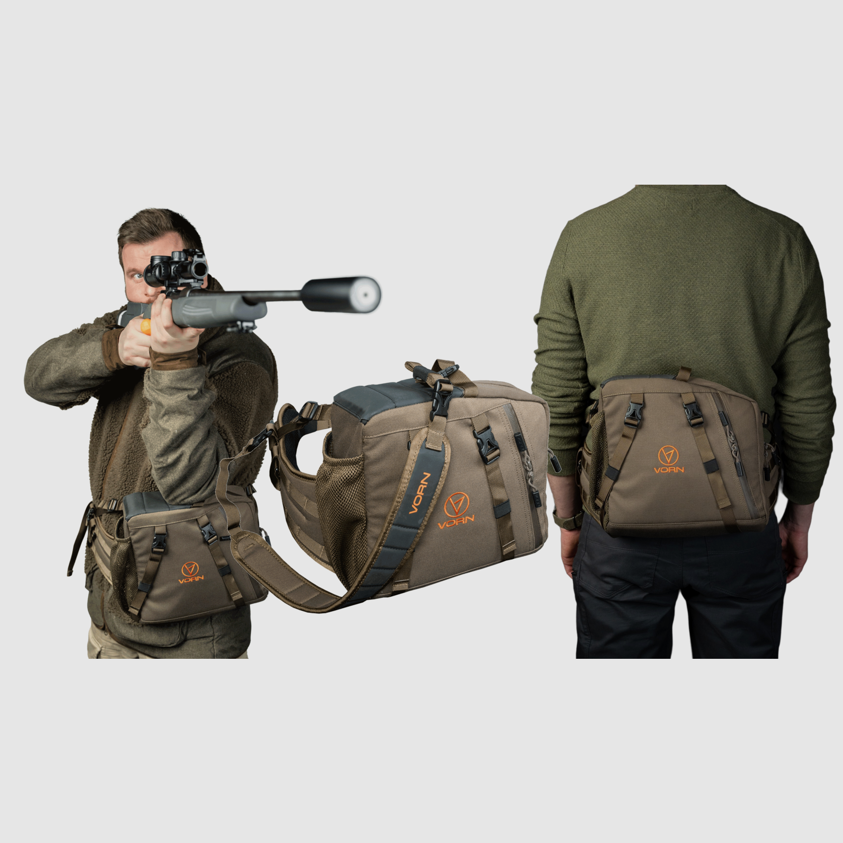 VORN SR10 sac banane avec appui de tir intégré, image 7 sur 12