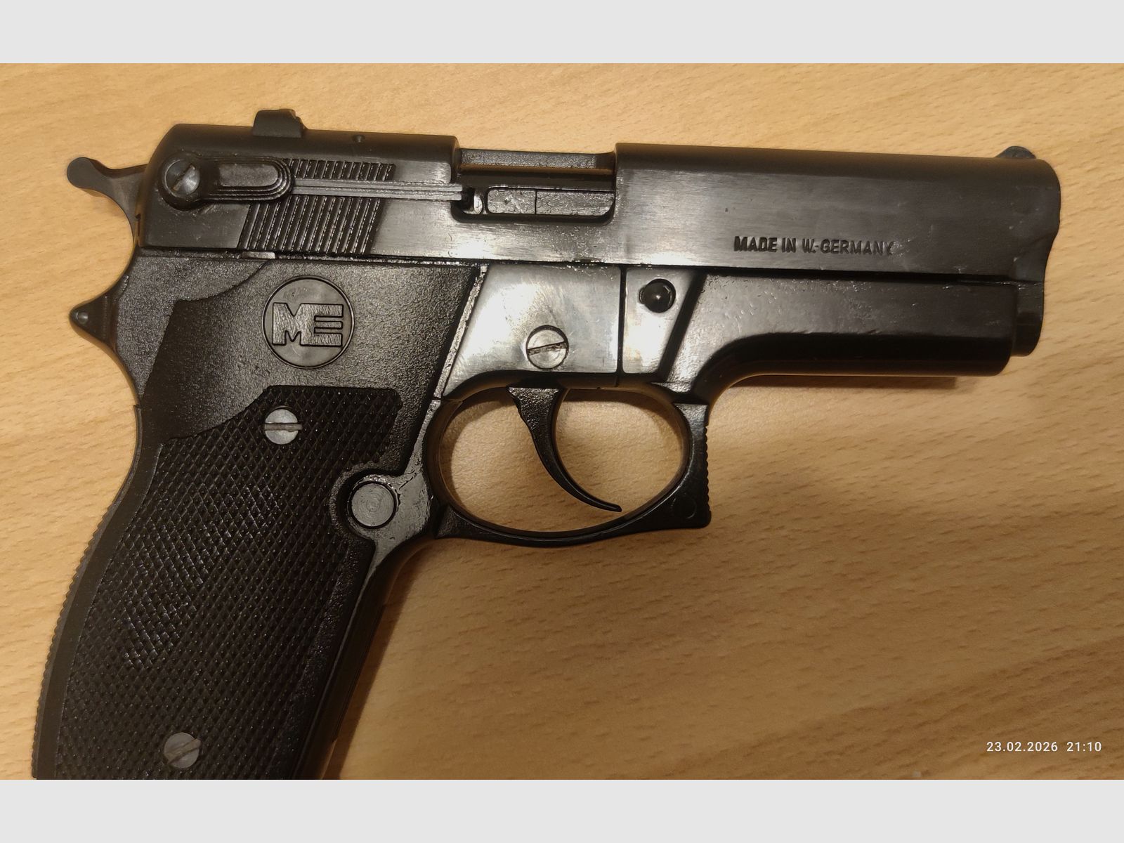 Cuno Melcher ME 9 Mini-Para brüniert 9 mm Pak