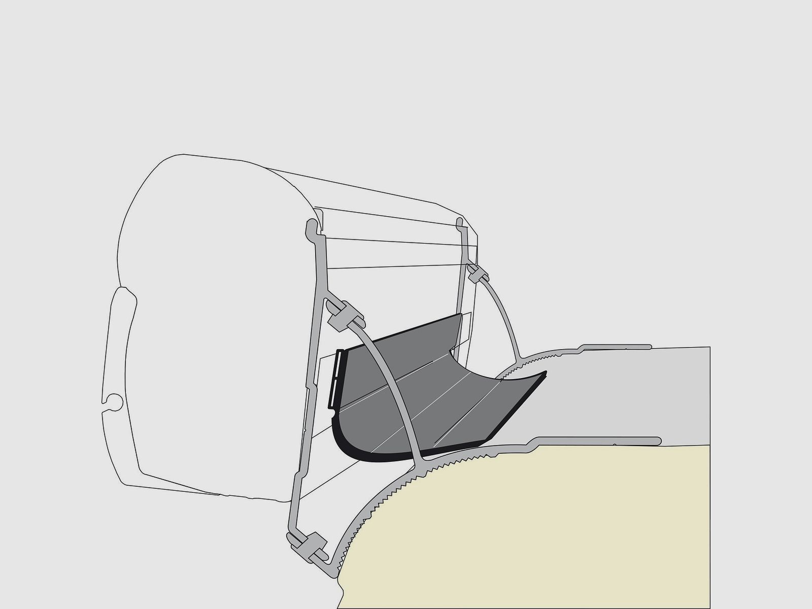 Nastro sigillante Rain Guard Van per F35 Pro, F45 S, immagine 3 di 3