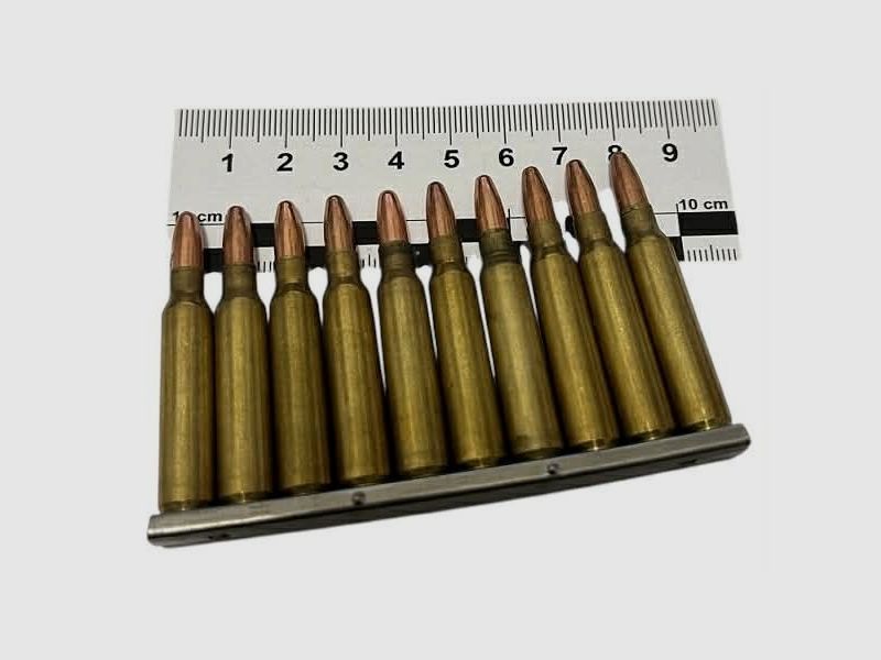 Dekopatronen im Ladestreifen – Kal. 5,56x45 / .223 REM