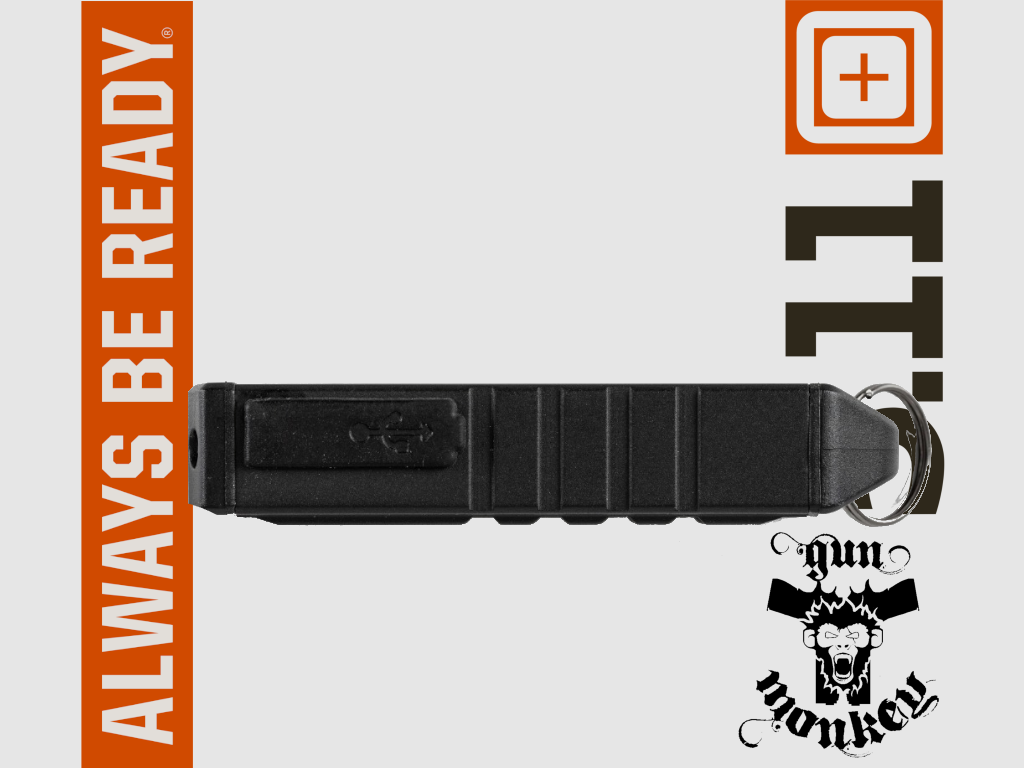Lampe torche 5.11 EDC-K USB couleur : 019 Black (53422), image 3 sur 6