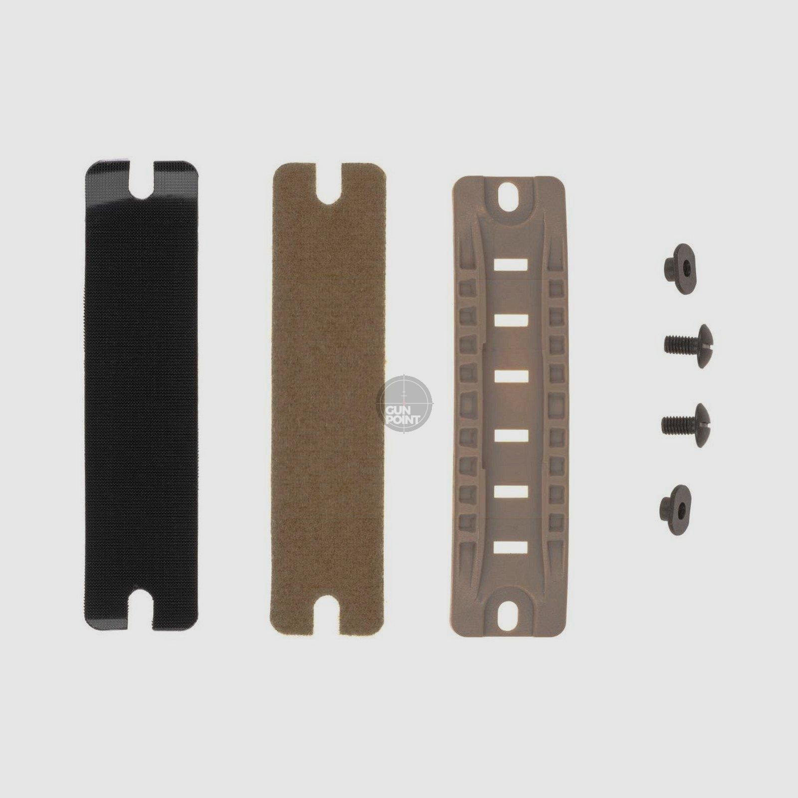 FMA Helmet Middle Rail Set-Dark Earth