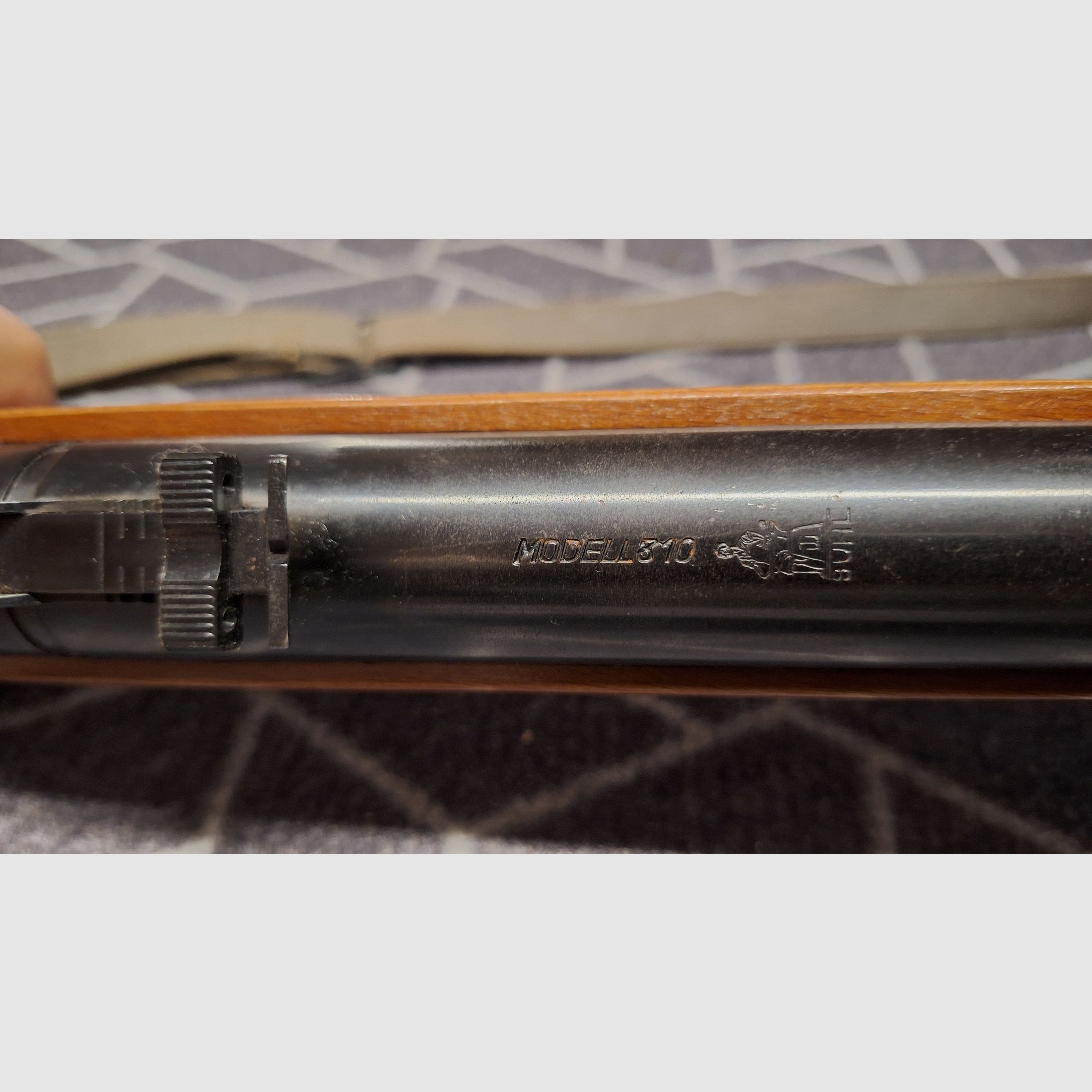 ¡Haenel Suhl 310 DDR-GST carabina de aire comprimido con 2 cargadores!