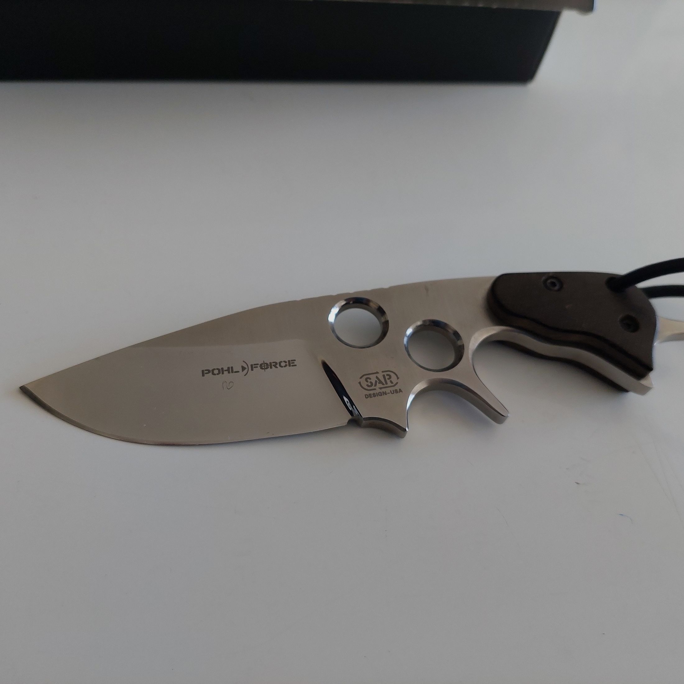 !!! ACHTUNG SELTEN !!!  Pohl Force Hornet XL Modell Micarta Nr.046 aus einer Sammlungsauflösung 