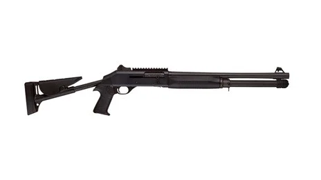 BENELLI M4 Black, 12/76, Lauflänge 470mm, Teleskopschaft mit Pistolengriff 360mm, 6 Schuss Long Tube