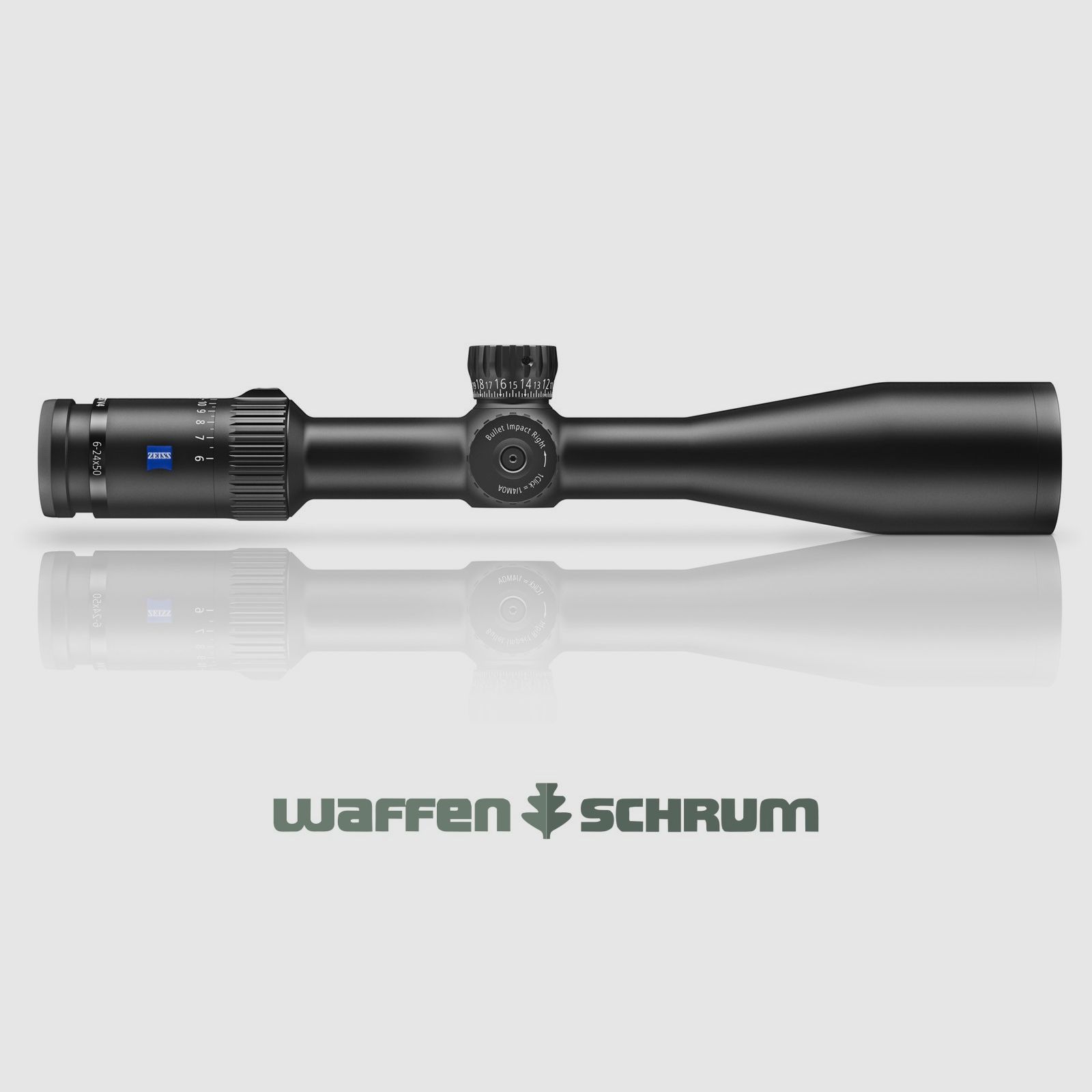 Zeiss Conquest V4 - 6-24x50  ohne Schiene Ballistic Turret
