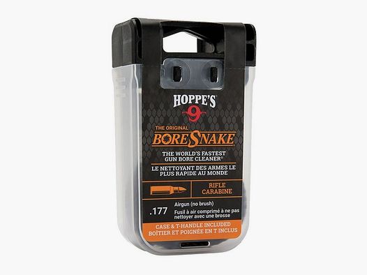 HOPPES BoreSnake für Luftgewehr mit Den .177 (ohne Bürste)