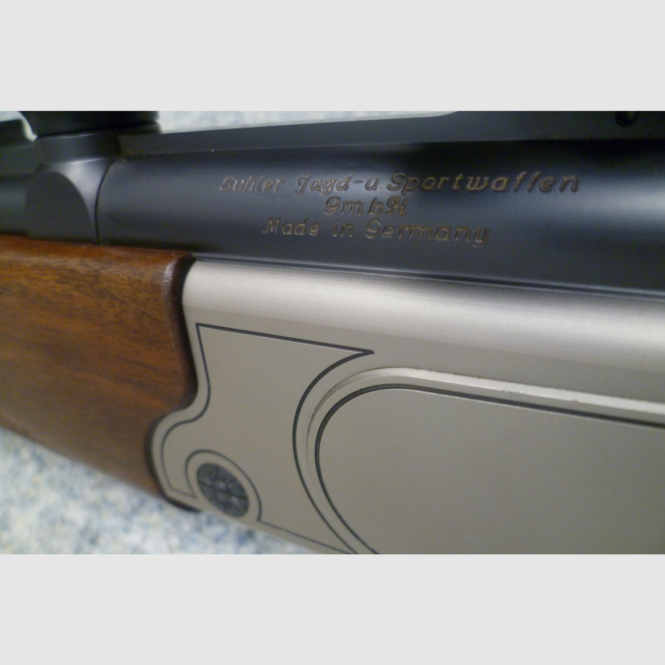 Escopeta de doble cañón Simson 20/76 y .30R Blaser con Zeiss Victoty HT
