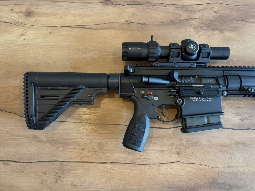 Heckler & Koch MR308 A3 Slim Line incl. Vortex Strike Eagle 1-8x24 .308Win 20" incl. richtkijker, carbon bipod en montage