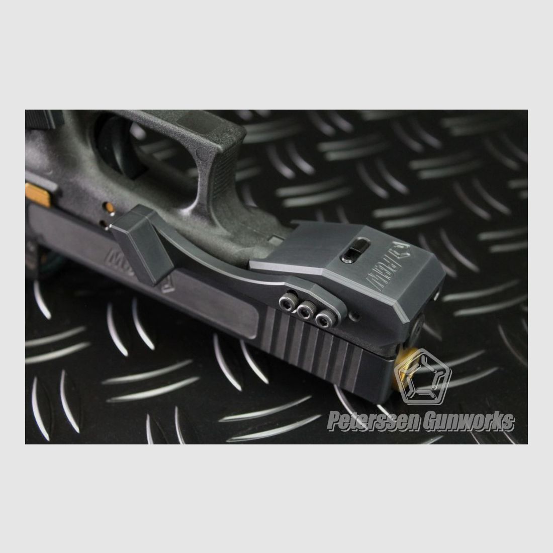 Peterssen Gunworks PGW Frameweight mit Daumenauflage für – alle Glock Pistolen